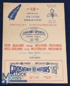 1960 Western Province v NZ All Blacks Rugby Programme: Another well-presented 38pp issue from