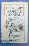 1929-30 Rugby Football Annual: Traditional annual issue, s/back, in good condition