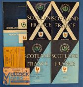 1956-64 Scotland v France Rugby Programme (5): More Edinburgh magazine-style issues, for the five
