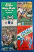 1984, 86, 88 & 90 France v Ireland Rugby Programmes (4): Quartet whose quirky covers give way to