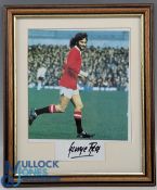 George Best Manchester United Signed Photograph, this was the property of George Jagger (Telford