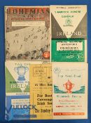 Selection of FA of Ireland Cup semi/finals 1963 Shamrock Rovers v Shelbourne, 1965 Cork Celtic v