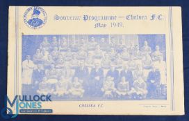 1949 Chelsea Malta Tour official souvenir 8 page programme covering three matches; 14 May 1949 v