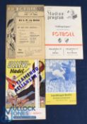 Selection of Sweden programmes 1951 AIK Stockholm v IF Viken, 1954 Djurgardens v First Vienna/
