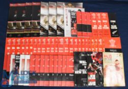 1967-2014 Wales v New Zealand Rugby Programmes (60): Some duplication (but sadly no Wales win!)