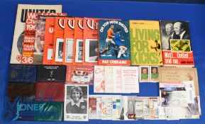 Collection of Manchester Utd memorabilia to include magazine 'There's only one United 1974/75 Div. 2