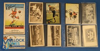 Collection of football related postcards to include 1928 Olympic Games (3), Young Boys with