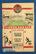 1954/55 FAC semi/final replay match programme at Sunderland, York City v Newcastle Utd 30 March