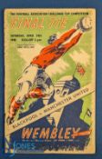 1948 FAC final match programme Manchester Utd v Blackpool at Wembley 24 April 1948; spine part