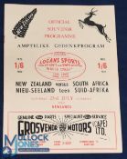 1960 South Africa v NZ All Blacks 2nd Test Rugby Programme: The 38pp issue in splendid condition