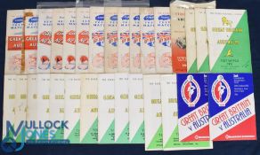 1948-82 GB v Australia Rugby League Programmes (16): Some duplication. 2nd tests 1948 & 52; 1st &