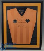 Steve Bull Wolverhampton Wanders Anniversary 1986-2006 Signed Football Shirt, a Bull official