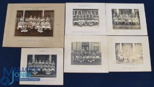 Late 1930s Newcastle Area Vintage Rugby Team Photographs (6): One v large mounted and named,
