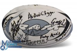 Modern Full Sized Rugby Ball, Well-Signed by a Host of '71 Lions etc: Unused deflated ball from