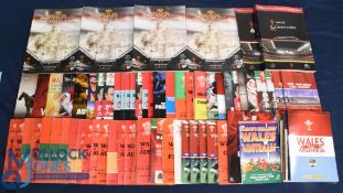 1960-2010s Wales Homes International Rugby Programmes v Tourists (c100): Very large, good