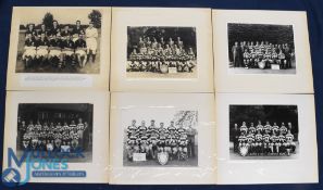 1946-1980s Vintage Rugby Team Photographs (24): Intriguing collection, inc 3 in colour, mostly 8