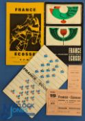 1967, 1969 & 1973 France v Scotland Rugby Programmes (3): Terrific trio, and the first also with a
