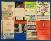 1985/86 Manchester Utd away friendly match programmes Bristol City (+ ticket), Glasgow Celtic (+