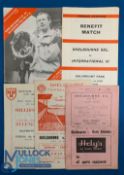Selection of Shelbourne FC home match programmes 1953/54 Cork Athletic (Shield), 1958/59