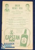 1951 Australia v England Soccer Weekly News match programme 14 July 1951 at the Sydney Showground;