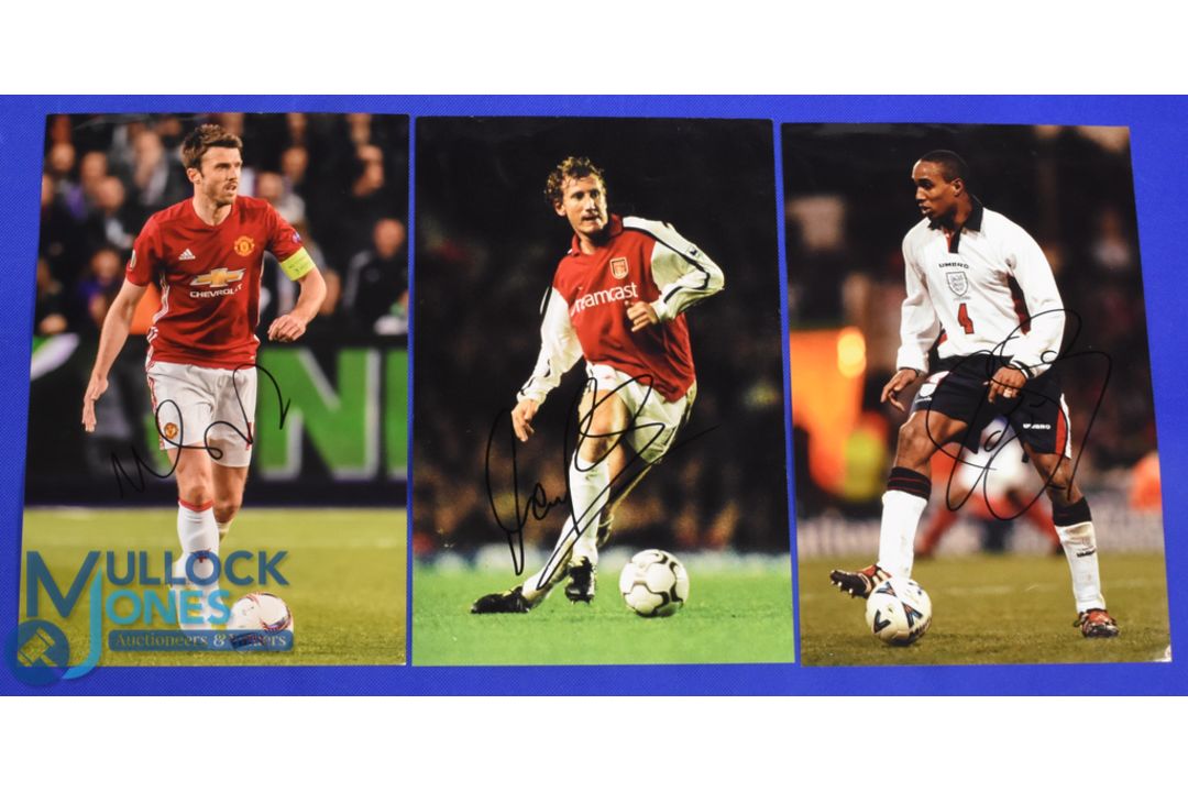 Selection of Signed football photographs (14) features Paul Ince, Ray Parlour, M Carrick, M - Image 8 of 8