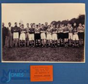 Pre-War Match Ticket Jimmy Murphy's XI v Treorchy Juniors grand charity match at Cae Mawr,