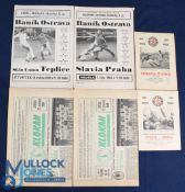 Selection of Polish match programmes 1967 Sparta Prague v Sparta-Zalina, 1967 Sparta Prague v