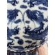 A blue and white moon flask ‘Bianhu’ Guangxu (1875-1908) The flattened circular body on a tall - Image 8 of 12