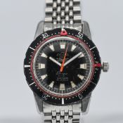 Enicar, a gents ultrasonic automatic 'Sherpa' dive wristwatch.