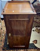 Mahogany bedside cupboard