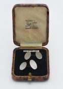 Pair of silver gents cufflinks