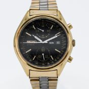 Seiko, a gents Chronograph automatic date wristwatch.