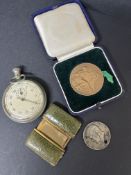 A historic medallion for Horticulture, a travelling Austrian folding pocket picture frame, Liberty
