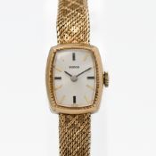 Ladies Tudor wristwatch with 9ct gold bracelet, approx. 16g total weight.