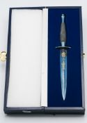 Pooley Sword London, a 25th Anniversary Fairbairn Sykes (F.S) Commando Knife, boxed