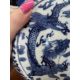 A blue and white moon flask ‘Bianhu’ Guangxu (1875-1908) The flattened circular body on a tall - Image 7 of 12