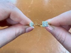 Two 18ct dress rings, approx. 3.90g