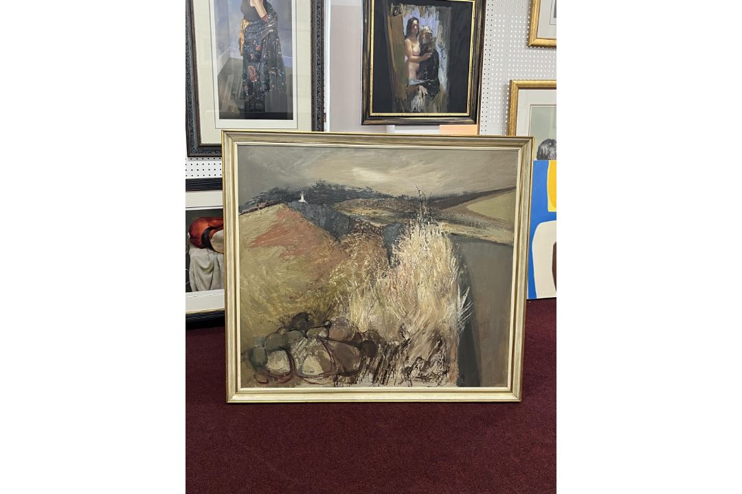 Danny Ferguson (Scottish 1925 -1993) oil painting on board, 100 x 122 cm (inc frame),