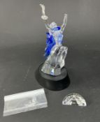 Swarovski Crystal Glass, 'Magic of the Dance - Isadora 2002 with plaque and stand (hand damaged