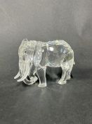 Swarovski Crystal Glass, 'Elephant' standing, unboxed.