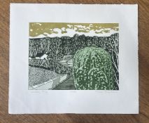 John Brunsdon (1933-2014) signed screenprint - 'Willow Tree', number 11/100, unframed. Image size