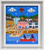 Brian Pollard, an original painting direct from the artist's studio, acrylic on canvas 'Padstow'