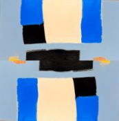 Phil Johns (British Contemporary) oil on canvas 'Watershed 3', signed and labelled on reverse,