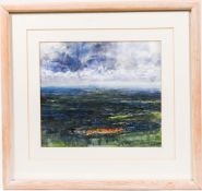 Kurt Jackson (born 1961) watercolour, 'Montmelard, Burgundy, August 93'. Image size 26cm x 30cm,