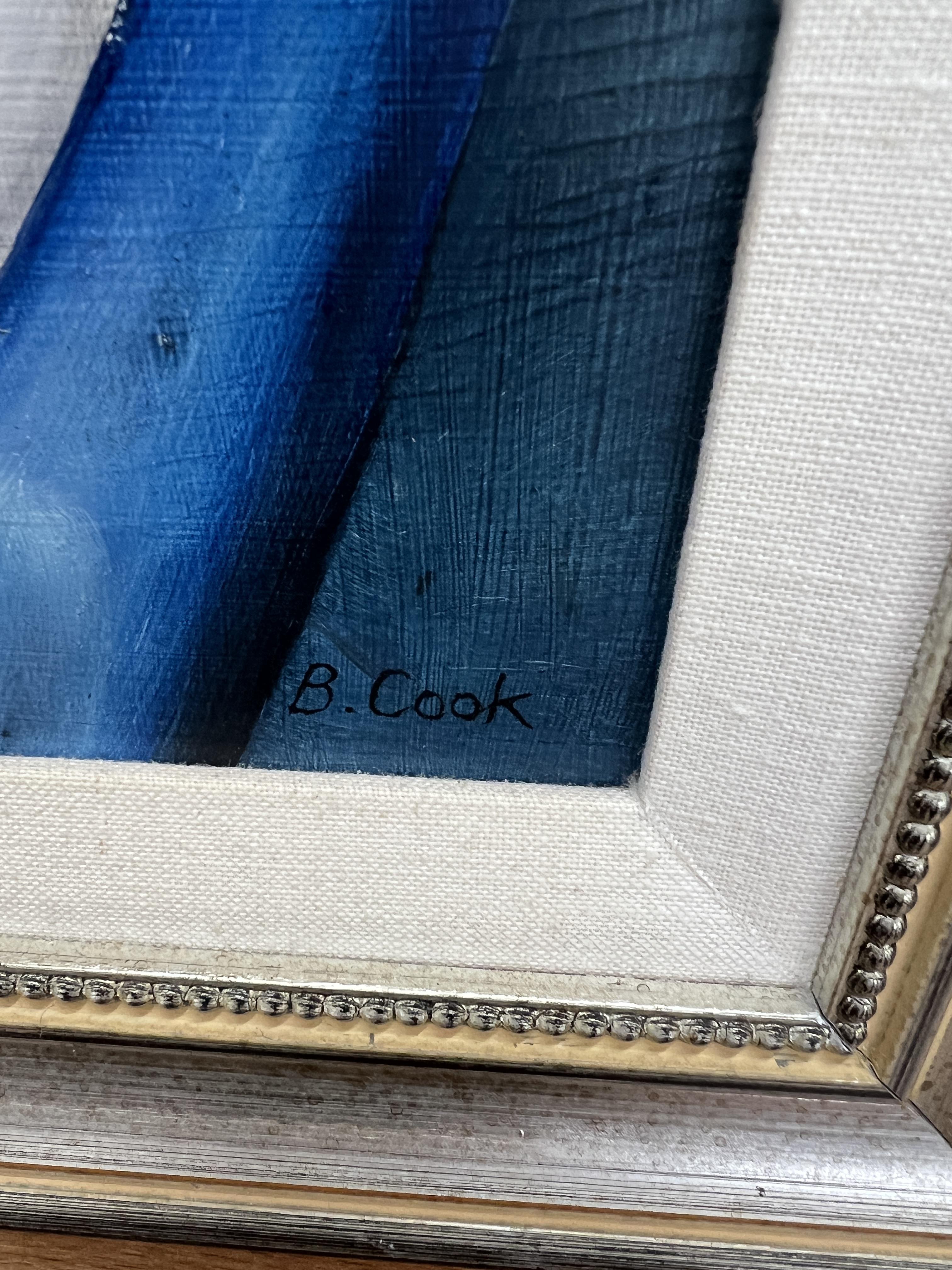 Beryl Cook (1926-2008), an original oil on board titled 'Bingo', signed. 51cm x 30cm, Overall size - Image 10 of 16