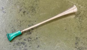 A 9ct yellow gold cigarette holder, marked Dunhill, London, circa 1956, approx 6.3g