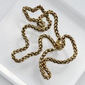 A 9ct Spiga link necklace, weight 20.34g (not marked).