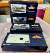 Bachmann, three Tank engines and a Diesel Shunter, boxed (4)