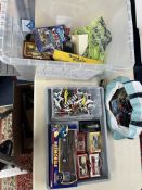 A collection of car and aeroplane models, makes by Corgi, Guisbal, Matchbox, Muscle, Hachette,