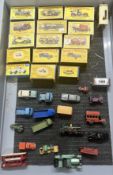 A collection of diecast models from Matchbox, from the 'Models Of Yesteryear' collection. To include